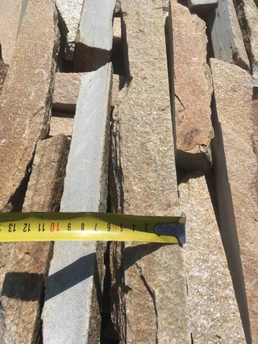 Горбушка златолит золотистый для облицовки купить в Истре