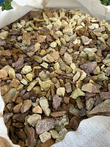 Златолит персиковый декоративная каменная крошка купить в Истре