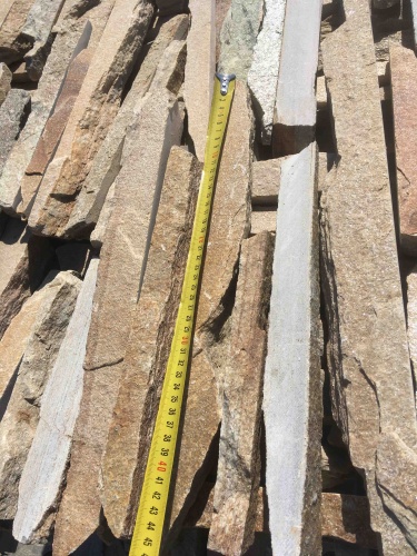 Горбушка златолит золотистый для облицовки купить в Истре