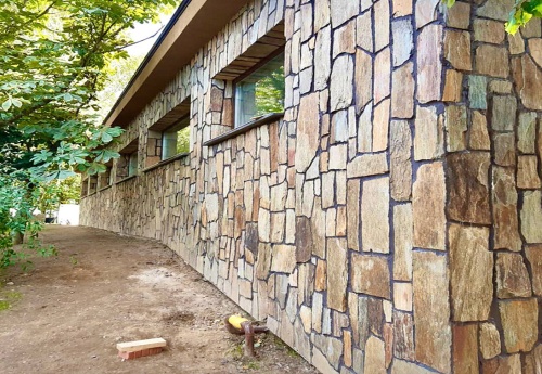 Плитняк кора дерева для цоколя, отмостки купить в Истре