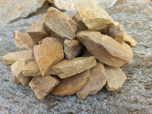 Златолит жёлтый декоративная каменная крошка купить в Истре