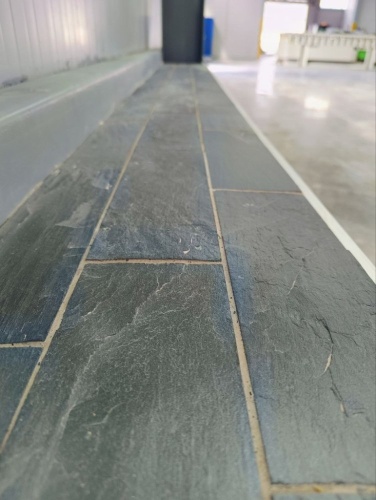 Плитка чёрная из натурального камня фасадная 30 см * 5 см, толщина 7 мм -30 мм купить в Истре