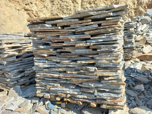 Плитняк серицит облицовочный 10-20мм купить в Истре